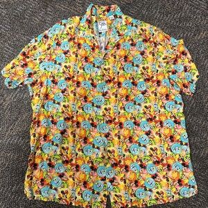 Reyn Spooner Disney World 50th Character Print Shirt